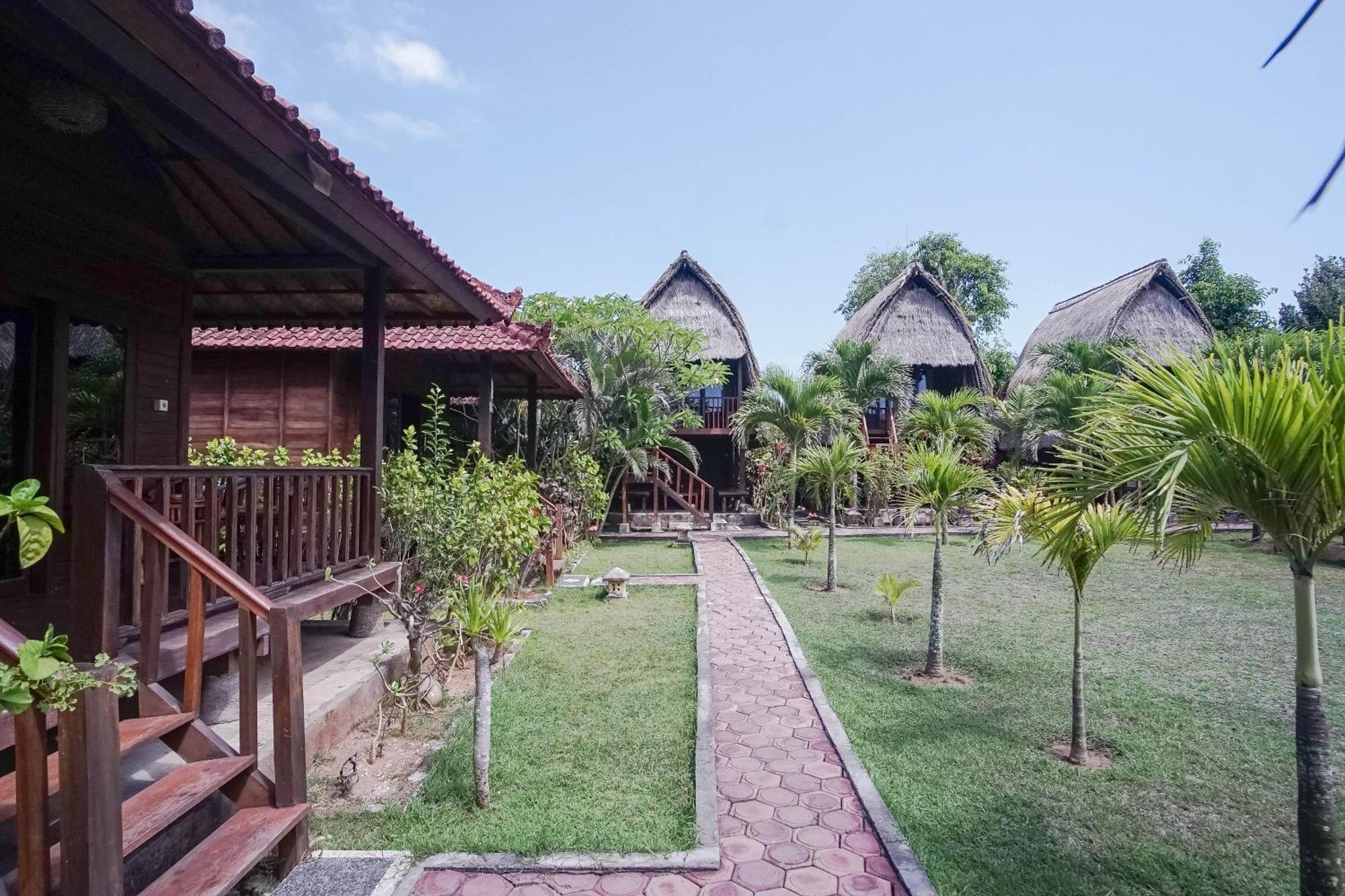 Abian Huts Dream Beach Lembongan Bagian luar foto