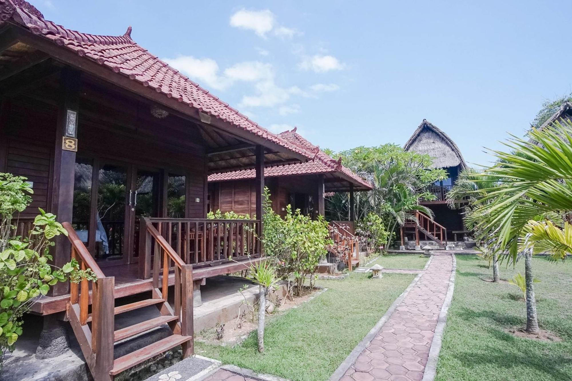 Abian Huts Dream Beach Lembongan Bagian luar foto