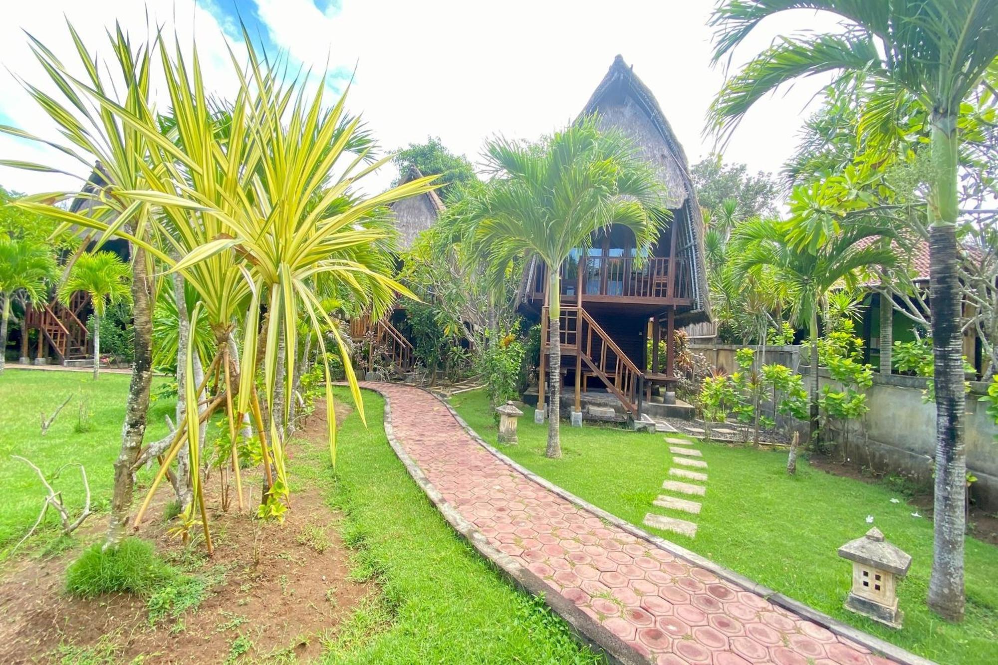 Abian Huts Dream Beach Lembongan Bagian luar foto